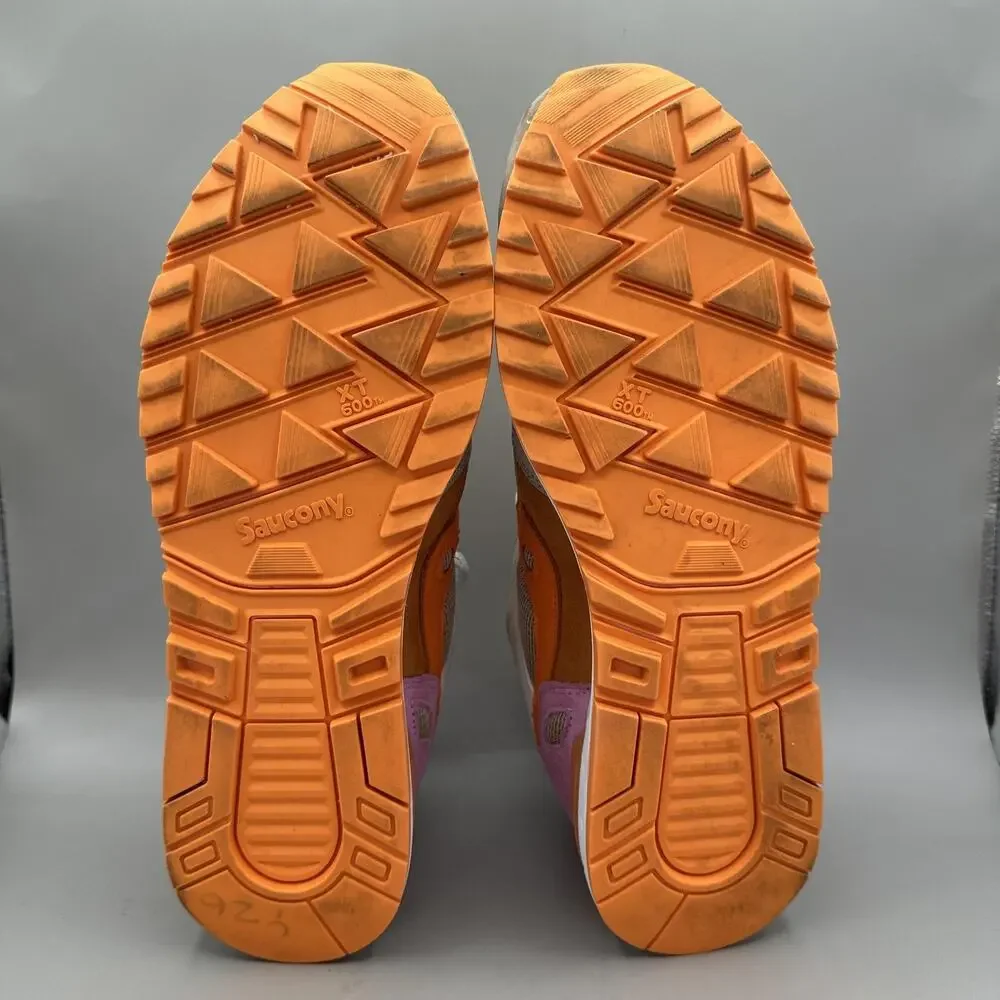 Saucony Shadow 5000 Shoes Mens 12 US Brown Orange Suede Mesh Sneakers ST0665-20